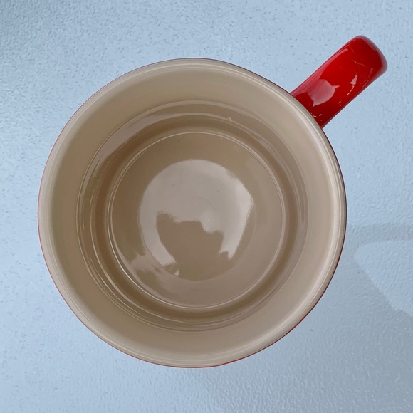 Le Creuset Coffee Mug ~ Cerise/Dark Red - Picture 5 of 6